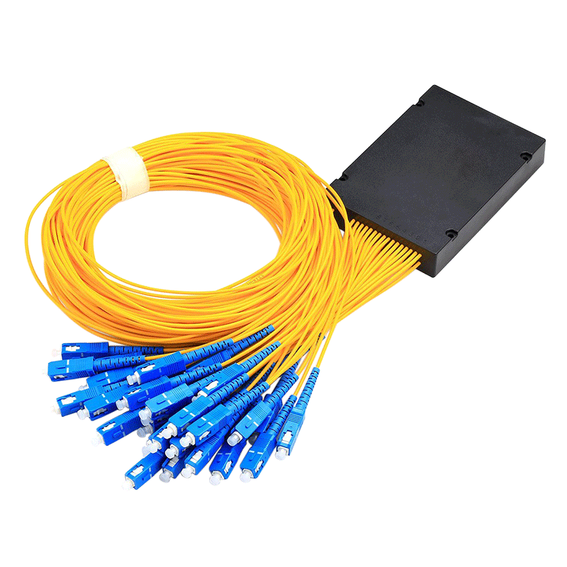 Applicable to Home Wring Engineering Projects Fiber Optic Splitter,Singlemode Fiber Optic Splitter Module,1x32 PLC Splitter Module with SC/UPC Interface 